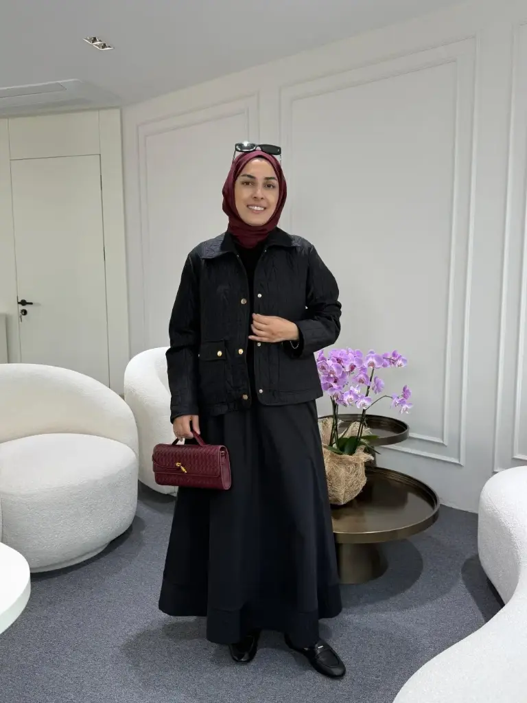 جاكيت قصير مبطن 6856