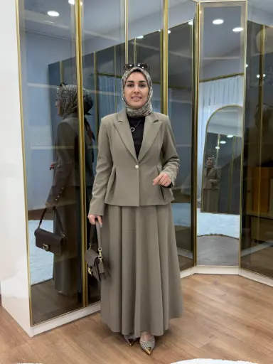 بدلة قونة وجاكيت 6885