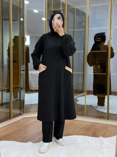 بدلة عملية مخمل 6871